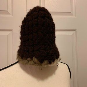 Mischa Lampert Tri-Tone Luxury Knit Hat